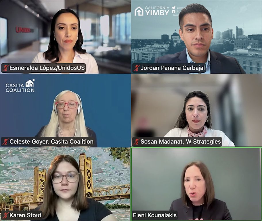 Today, I joined <a href="/CALtGovernor/">Lieutenant Governor Eleni Kounalakis</a>, <a href="/WeAreUnidosUS/">UnidosUS</a> &amp; <a href="/CasitaCoalition/">Casita Coalition</a> for a briefing on AB 1154(Carrillo), co-sponsored by <a href="/cayimby/">California YIMBY</a>. The bill removes owner-occupancy for JADUs, giving homeowners more flexibility &amp; unlocking more affordable homes.

Now we wait for the Gov.’s signature!