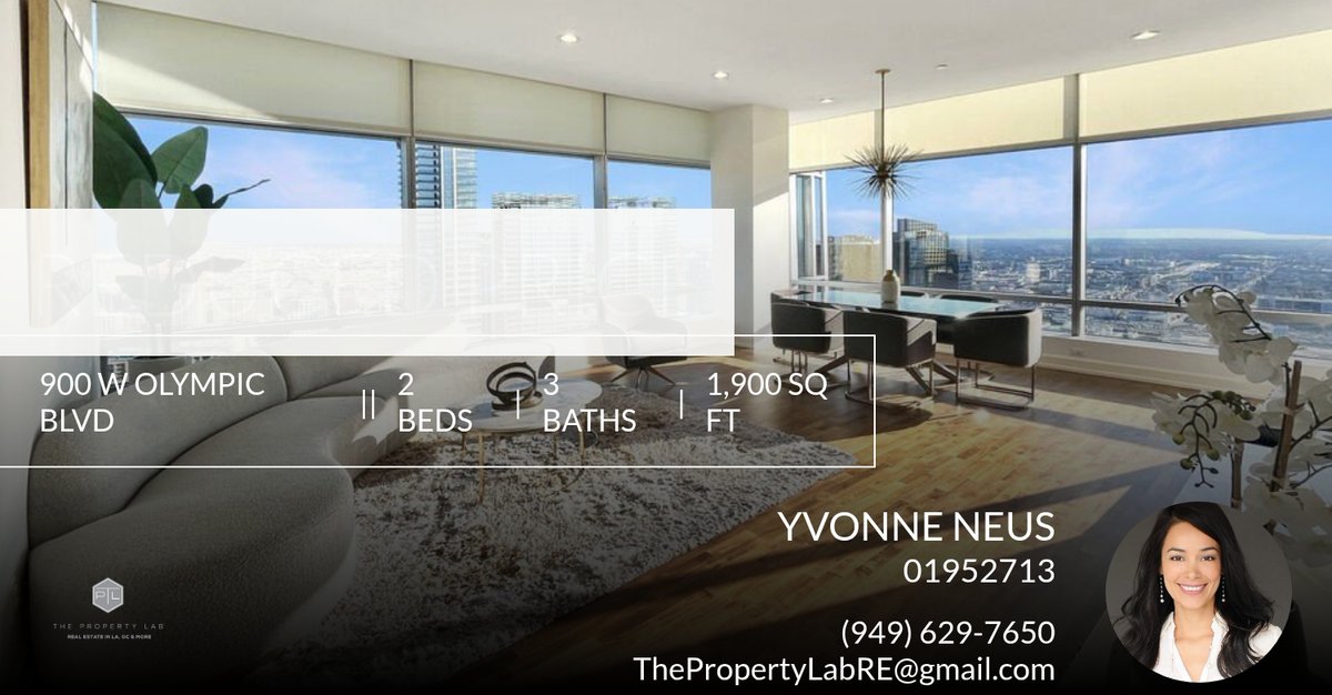 ThePropertyLab's tweet image. 📍 Reduced Price 📍 This recently reduced home at 900 W Olympic Blvd 37a in Los Angeles won&apos;t last long, so, don&apos;t wait to set up a showing! Reach out here or at (949) 629-7650 for more information!

Make Your Appointment Today... homeforsale.at/900_W_OLYMPIC_…
