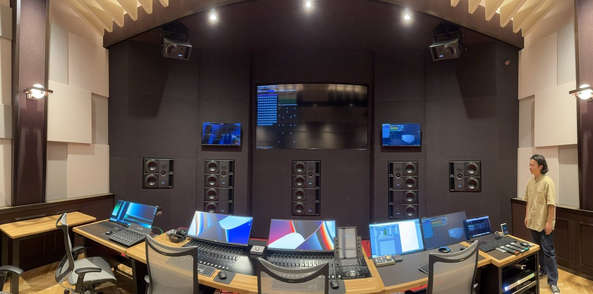 Naruki_Engineer's tweet image. 9.1.6ch Immersive Studio in Tokyo

#PMC
#日活スタジオ