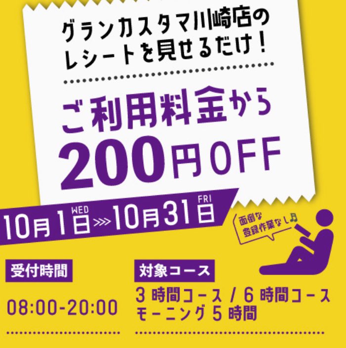 リピーター割引