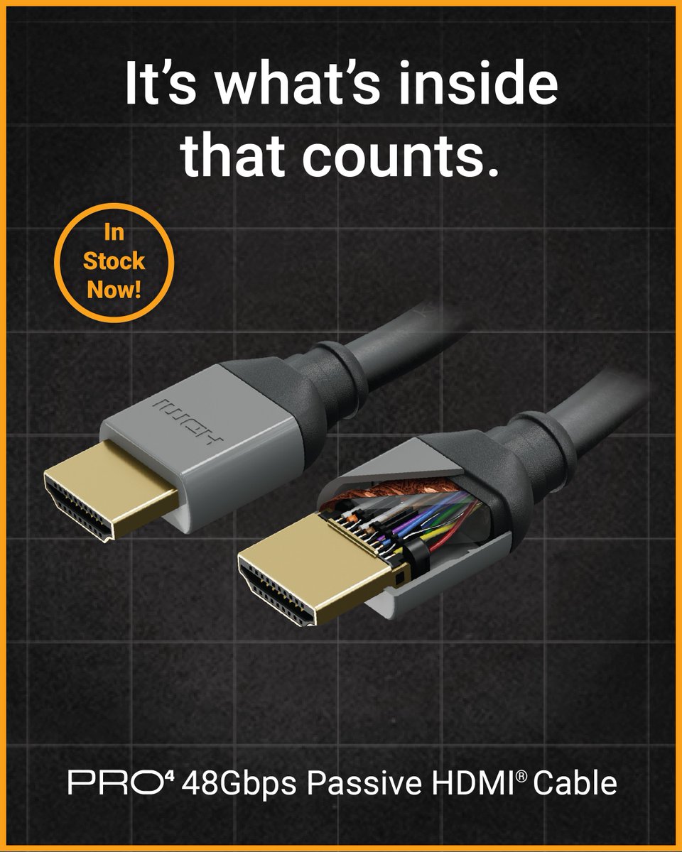 KordzAustralia's tweet image. We&apos;re pleased to announce that the Kordz PRO4 48Gbps Passive HDMI Cables are now available to order and in stock in the Kordz Australia warehouse.

Learn more now: bit.ly/46LsRiU

#KordzAU #PRO4 #Passive #48Gbps #HDMI #ConnectivityAssured