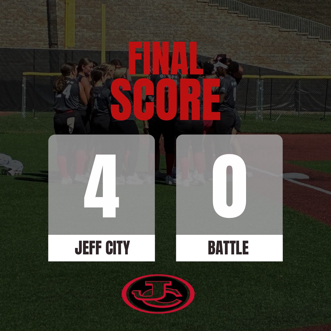 JCJaysSoftball's tweet photo. JC wins on the road this evening taking down Battle, 4-0! 

@SummerBranch013 threw a no hitter, going 7 innings and striking out 16! 

The Jays racked up 8 hits led by @walker_finley with two including an in the park home run. Emree Langton collected two hits while @JillC_24 ripped a triple and Maleighka Luebbering and @evie_goodman27 tallied one hit and an RBI! 

Next up, we will head back to Columbia for the Hickman tournament Friday! The Jays will face Liberty Wentzville at 9:45 and Incarnate Word at 1:15 at Antimi.