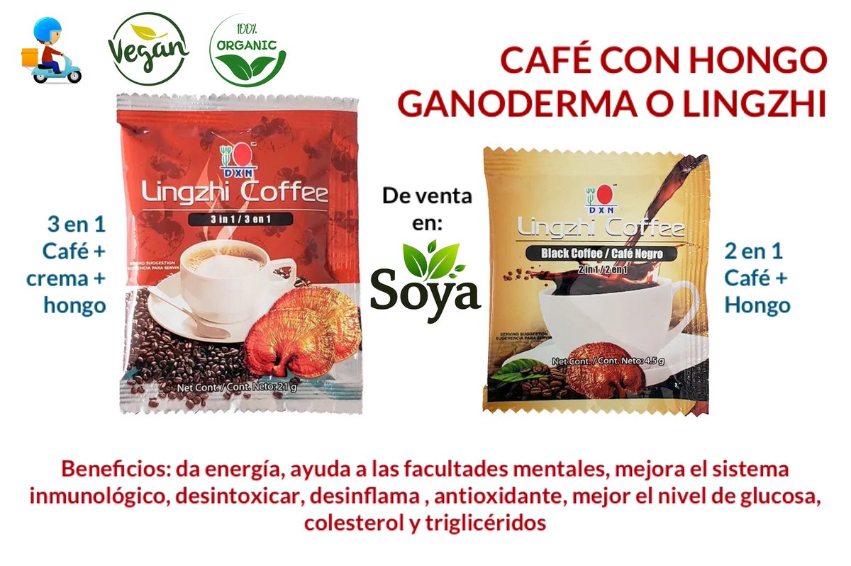 soyacentronatur's tweet image. Despierta y siéntete al 100 cada día 

El hongo Ganoderma o Lingzhi o Reishi es un hongo medicinal oriental originario de Malasia y muy conocido desde hace milenios por los chinos y por sus beneficios a la salud. 

#hongoganoderma #hongolingzhi #hongoreishi #soyacentronaturista