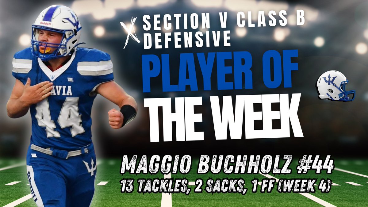 Congrats Maggio!! <a href="/SecVFootball/">Section V Football</a> <a href="/JasonJasmith/">Jason Smith</a> <a href="/BataviaCSD/">Batavia City School District</a>