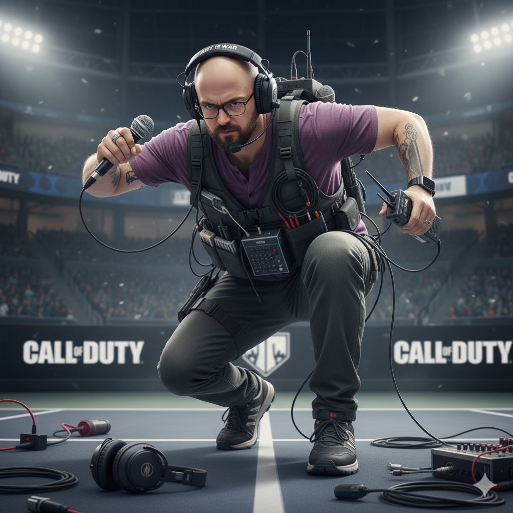 SplatteredGTI's tweet photo. @art_is_war ready at a moments notice to fix @CallofDuty  audio issues at WSOW
#cod #CallofDuty #CallOfDutywarzone #WSOW2025 #WSOW #WSOWGlobalFinal #Warzone #warzonecustoms https://t.co/LylNDs6Pmx
