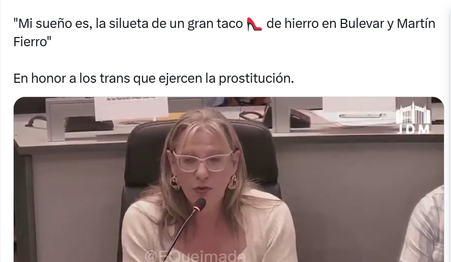 Decime que es joda esto. Monumento se les pone a los próceres, a las grandes personalidades que han aportado al país.