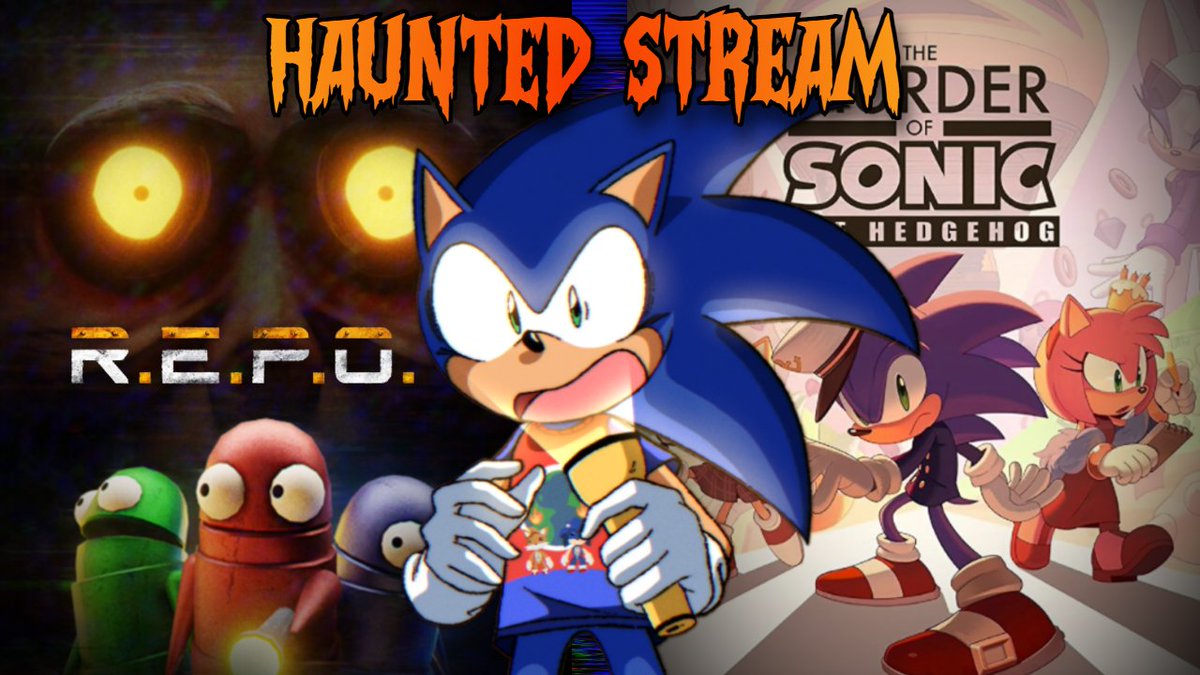 Pyro_128's tweet image. IT'S TIME! Tune in October 25th at 1:00 PM PT for some HORRIFIC games. (But not too scary, or else I won't be able to go to sleep) 

We're gonna play some R.E.P.O then test our voice acting skills with some Murder of Sonic The Hedgehog. See you there! 🎃🍍
