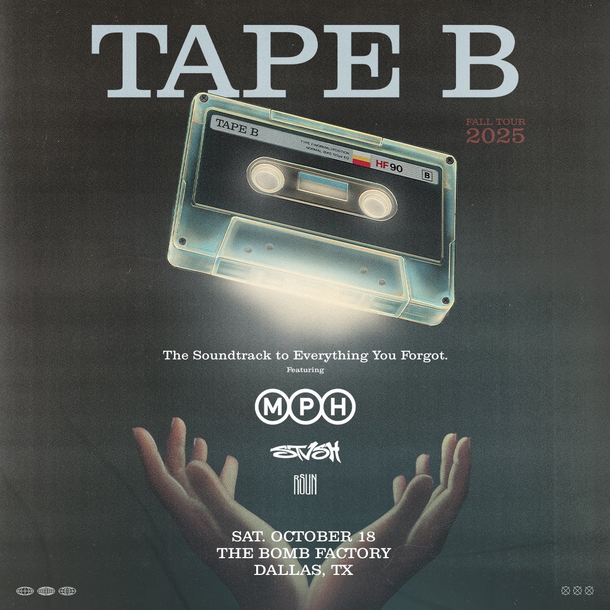 Dallas RT/Like and Tag a Friend for a chance to win 2 ticket <a href="/Tapebbeats/">Tape B</a>! 

🎼 Must follow 
<a href="/AEGPresentsSW/">AEG Presents SW</a> 
<a href="/TexasEDMFamily/">TEXAS EDM FAMILY</a>  
🔊 Ends 10/15 

Tickets &amp; Info: axs.com/events/1034275…

*We will be choosing 2 lucky winners, each for their own two tickets*