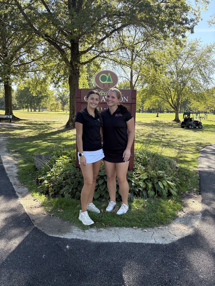 Proud of these two young ladies today!  Overcame a lot of adversity on this challenging Old Avalon course.

Cameron Gerlica - 90
Riley McKenna - 103
⁦<a href="/toppernation/">CHS Athletics™</a>⁩