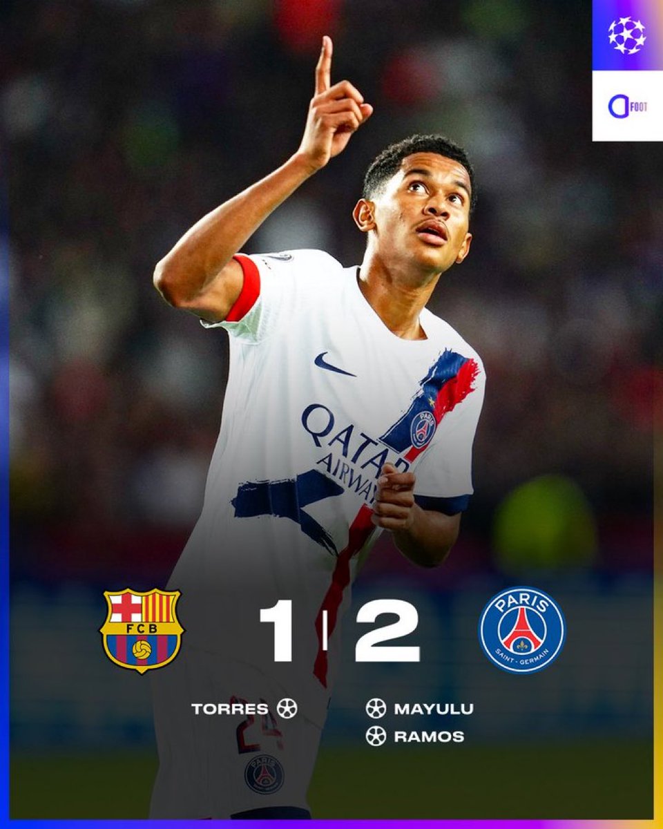 Well done PSG . Barca didn’t play the second half at all.