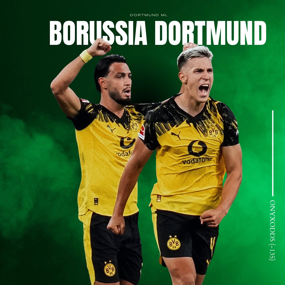 ✅✅ Borussia Dortmund ML (-135)

Cash the collab w/ my boy <a href="/RAMPICKS9/">RAMPICKS</a>! That’s a UCL sweep in the L2 days 4-0 in all soccer props this week! LFG! 👆🏽💰✨

#UCL | #Gambling𝕏