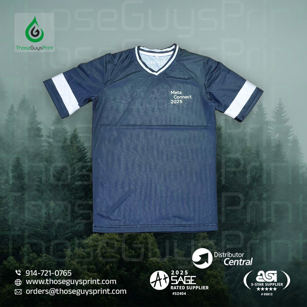 4ThoseGuysPrint's tweet photo. From corporate events to sports leagues, our latest custom jerseys prove that performance and style go hand in hand. Get pricing today and give your clients apparel that makes a statement! 

#ThoseGuysPrint 
#1ofThoseGuys 
#CustomApparel https://t.co/PYCw84IJ3I