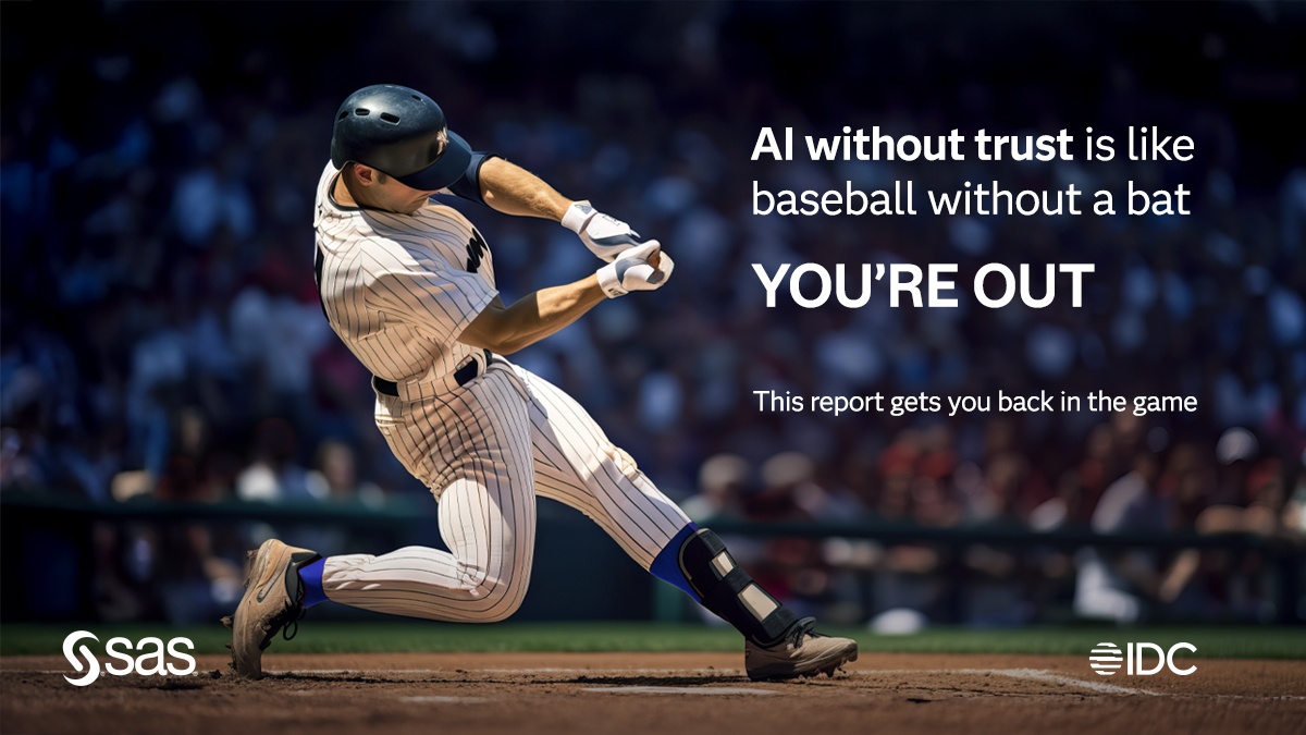 SASsoftware's tweet image. Do IT leaders and business leaders trust the most established forms of AI, like machine learning, more than emerging technologies? Turns out, no… This week SAS announced a new report that found that among nearly 2400 global respondents in the field, traditional AI was the least…