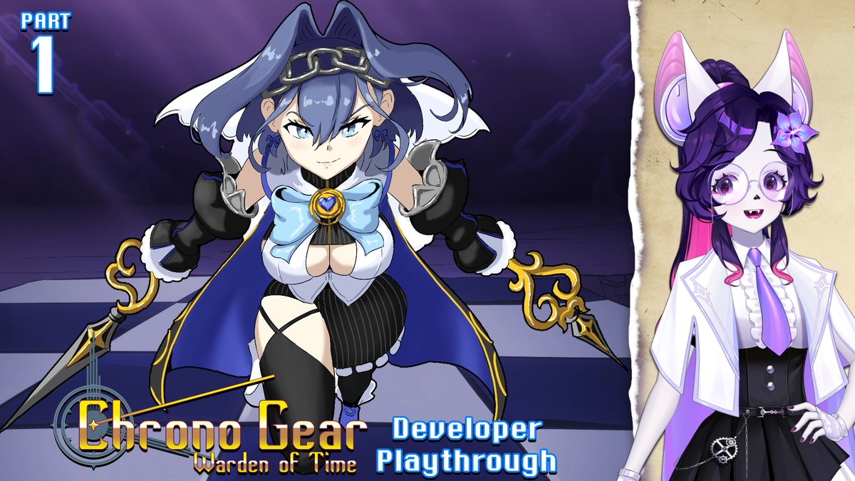 Hi everybatty! To celebrate Chrono Gear's successful release, I'll be streaming the game on YouTube while sharing my commentary as the Producer and lead developer! ⏳

Starting Thursday 10/2 at 1:00 pm EST / 10:00 am PST!

Stream link ⬇️
youtube.com/watch?v=oyjbSc…