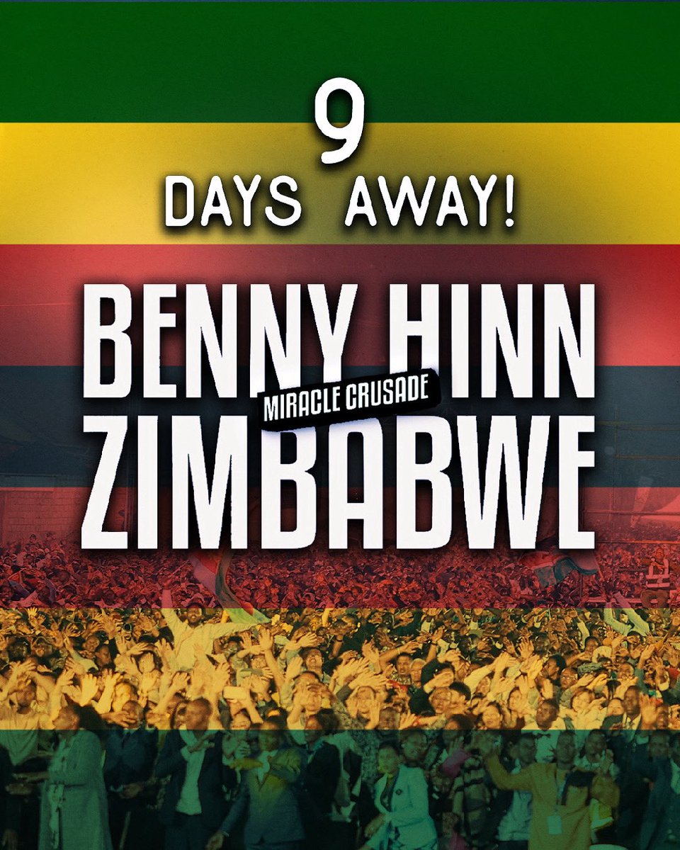 We are just 9 days away from the National Healing Crusade in Zimbabwe! 🇿🇼

The entire nation is preparing for a mighty outpouring of the Holy Spirit. As teams continue working on the grounds, I invite you to join me in standing on the Word of God and covering the Crusade in