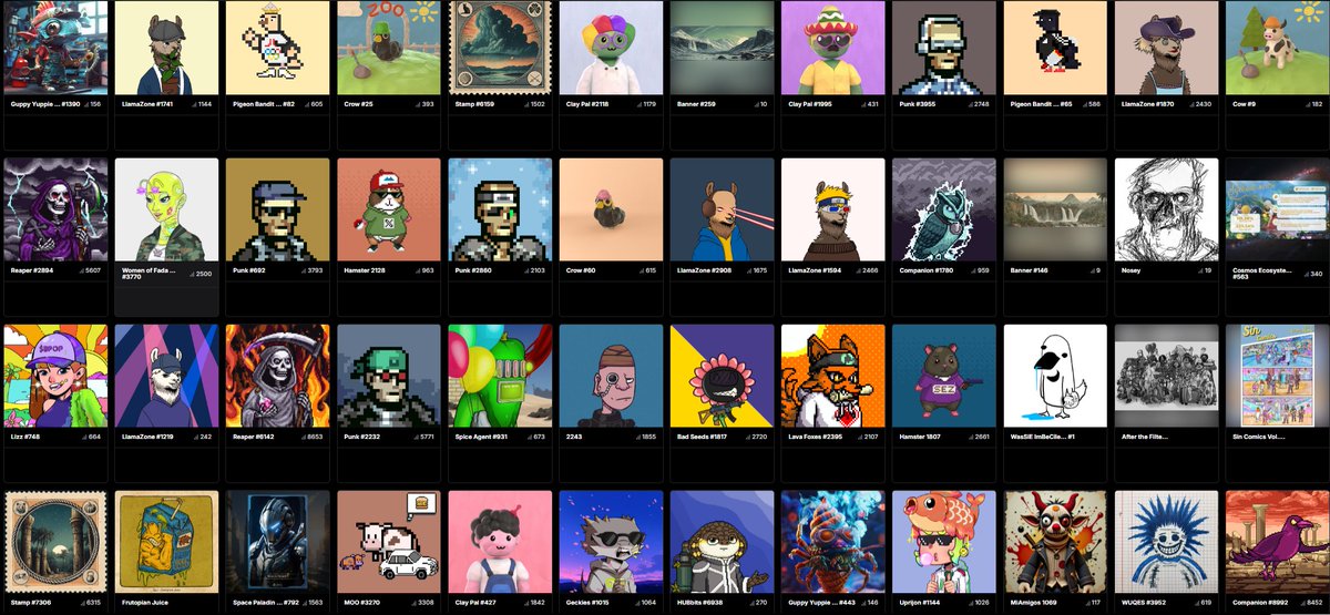 expedition_pics's tweet photo. 50 NFTs for @cosmos @cosmoshub community:
Stake $ATOM - get NFT's you like ✨

Banner by @afterthefilter 
Akash NFT by @spiceagents 
Fox by @LavaFoxes 
Byron's artwork by @AAAMetaHuahua
Reaper by @Underworld_NFTs 
Geckies by @atlasdao_
Clays by @Clayaverse 
NFTs by @crypmatcha 
Moo and bandits by @StarGops_nft 
LLamas and Comics by @SinGardenNFT 
New's NFT by @CosmosEcosystem 
Some stapmps and banners by @expedition_pics 

And much more by @frutopianism @_ASH_DAO @FADALabs @the_dunces @BaddiesvGoodies @IBCmemecoin @arkprotocol @Red_Planet_Dao @startynft @CosmosNibble and other projects