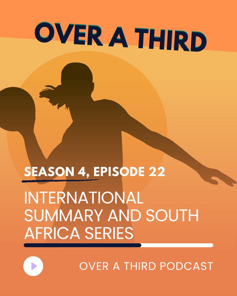 OverAThirdPod's tweet photo. 🏐NEW EPISODE🏐

After a bit of a break we are back to talk international netty! We discuss World Youth Cup and Taini Jamison Series as well as look ahead to the South Africa Series!

For more, and to make sure you don't miss anything, check the link in our bio! #netball https://t.co/ftIiwIEZjB