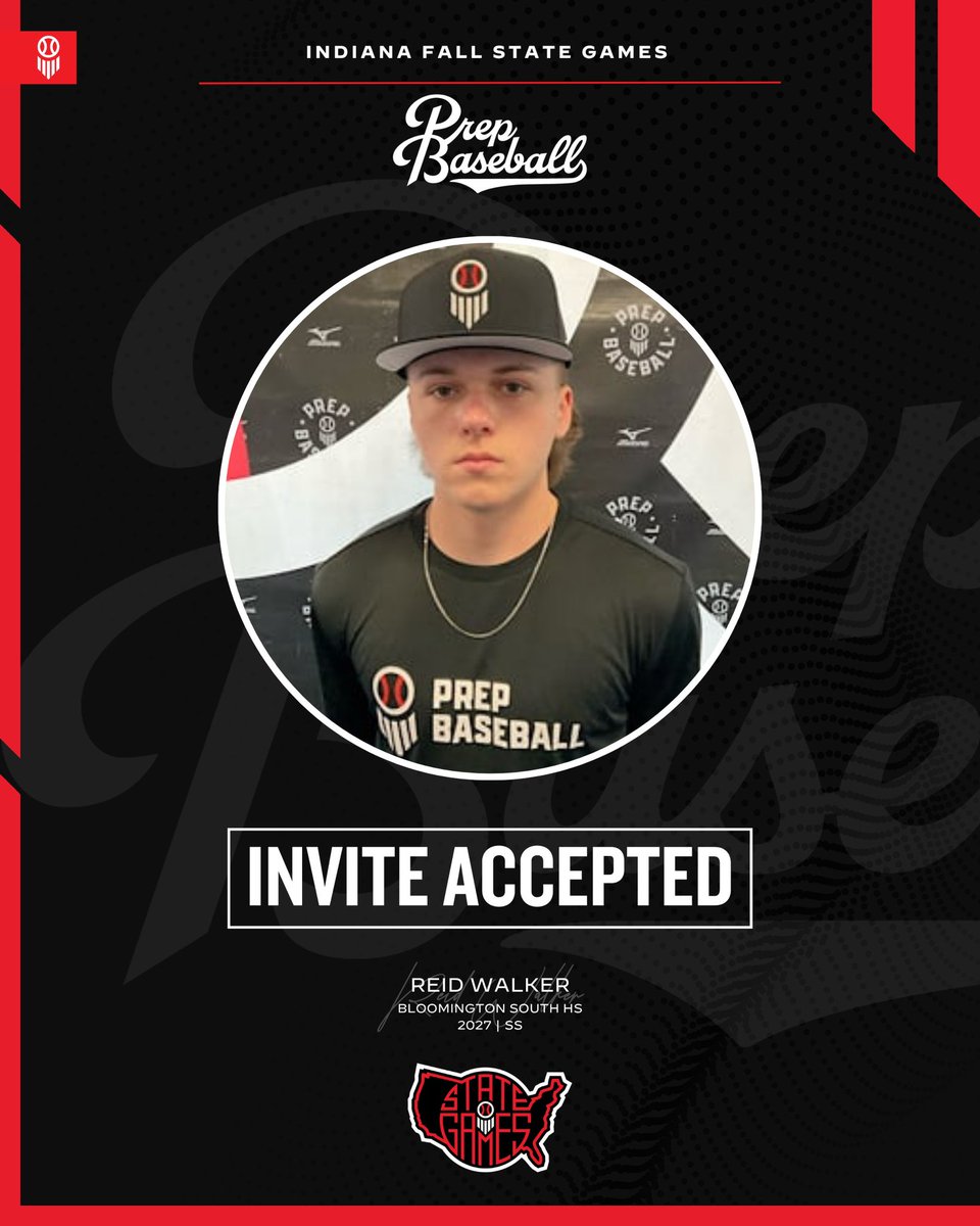 𝗥𝗲𝗶𝗱 𝗪𝗮𝗹𝗸𝗲𝗿 ➡️ 𝗜𝗻𝘃𝗶𝘁𝗲 𝗔𝗰𝗰𝗲𝗽𝘁𝗲𝗱

‘27 SS <a href="/_reidwalker_/">Reid Walker</a> is #𝙇𝙤𝙘𝙠𝙚𝙙𝙄𝙣 for the Fall State Games, Oct. 11-12 in Kokomo‼️

Athletic w/ advanced glove-work and solid barrel control at the dish. 

𝘙𝘌𝘘𝘜𝘌𝘚𝘛 𝘐𝘕𝘝𝘐𝘛𝘌👇

🔗 loom.ly/f-npb0c