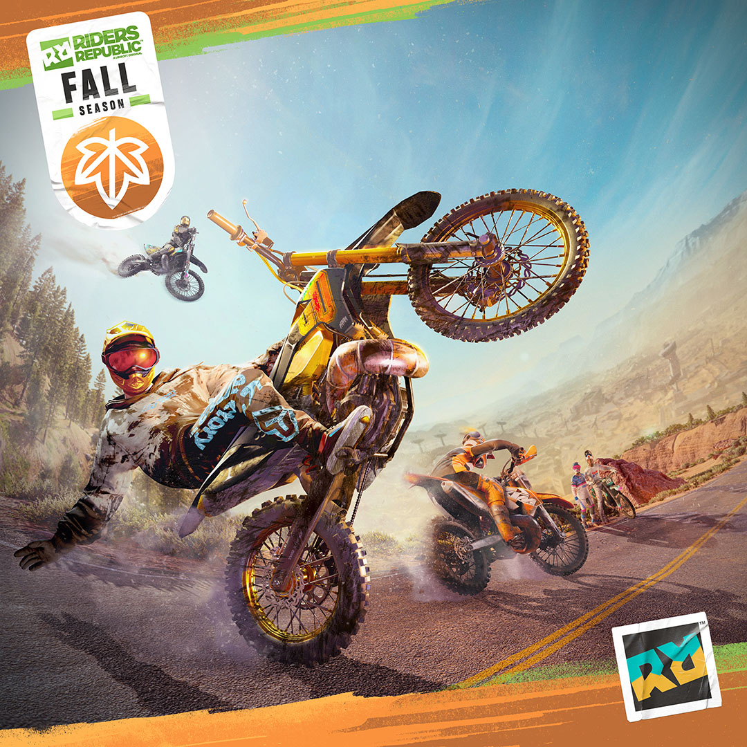 RidersRepublic's tweet image. Less than a week before the Season 16 of Riders Republic starts!
Check the article to find out what's coming!
🪨 Dirt Bikes
👷Improvements to the Park Creator
👀 And more!