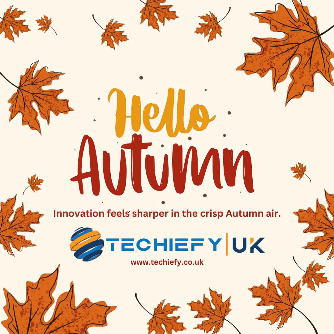 Techiefy_Uk's tweet photo. 💡 There’s something about crisp October air that sparks fresh ideas. Innovation isn’t just for labs — it’s for everyday life.
#ThinkDifferent #OctoberInnovation #TechiefyUK @SophiaERP @ChurchErp @cadigwe https://t.co/Ct7t1CYCad