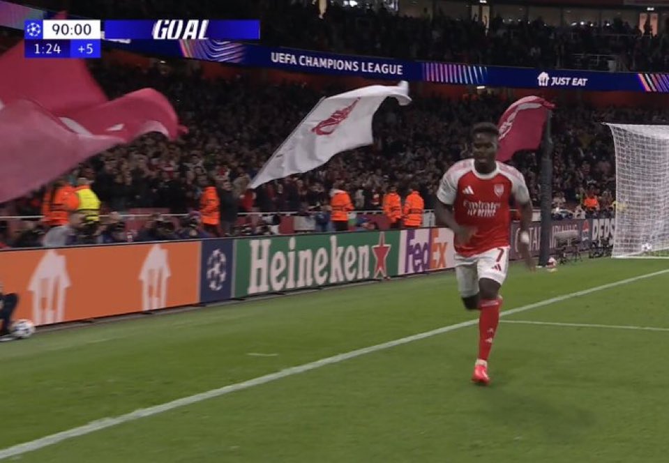 Bukayo Ayoyinka Temidayo Saka 
We are soooo back