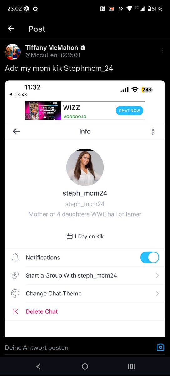TSteffen87203's tweet photo. What you think about this? @WWE @TripleH  @StephMcMahon https://t.co/pqiIhxgBvS