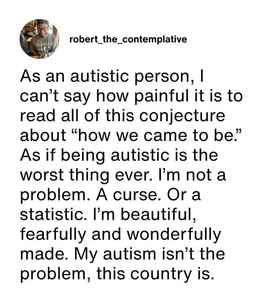 Well said Robert. 👏👏👏