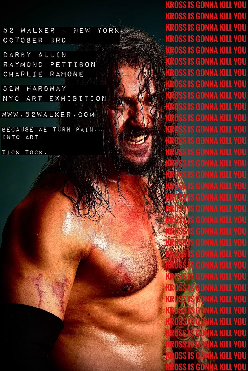 realKILLERkross's tweet image. I will be stepping into the ring October 3rd on a very special occasion…

Check out the art exhibition titled
“52W HARDWAY” in NYC between now and October 11th, 2025.

For more information visit:
52walker.com

Let’s turn some pain into art.
#TickTock