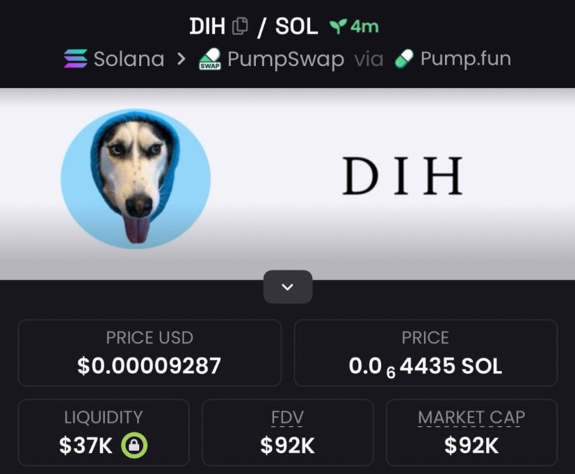 gridalpha0's tweet image. Highlighted $DIH at $92k mcap in my private TG! 🔥💡 Spotlight on this gem! Potential for explosive growth 📊. TG insiders are watching closely 👀 

#DIH #PrivateTG #Spotlight