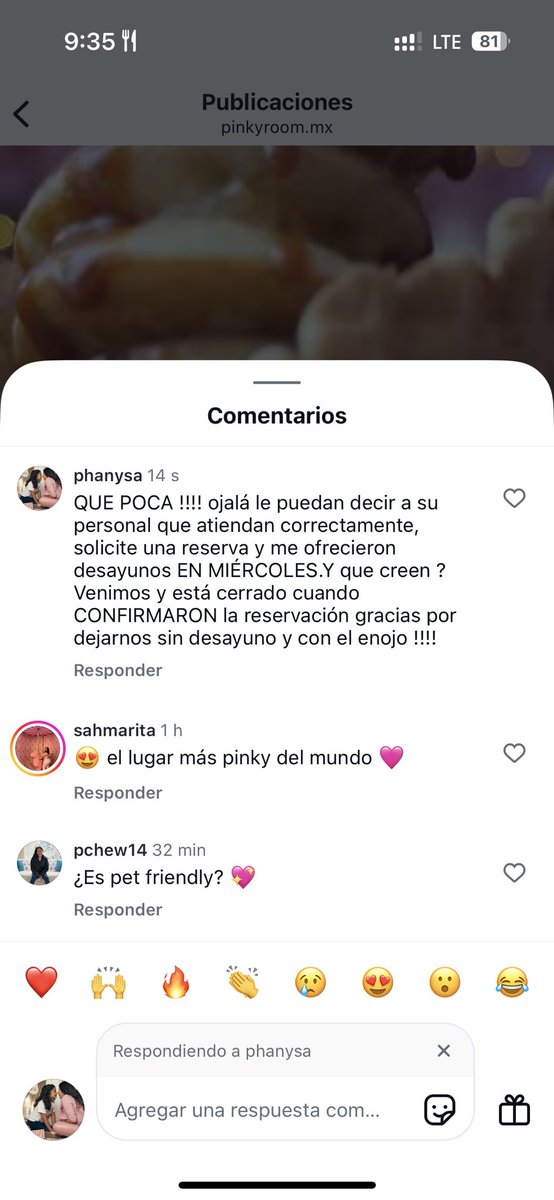 phanysa's tweet photo. @karladiazOF @Pinkypromiseof hice una reserva me la confirmaron llegamos desde lejos y cerrado y solo me dicen ah una disculpa nos movieron el horario y aparte borran mi comentario !!! Dicen que se comunican conmigo y nada ! Que poca que jueguen con la gente de esa manera https://t.co/rciwidfVcu
