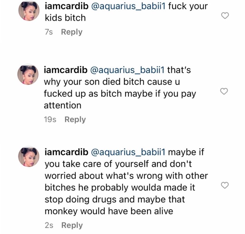 buffys let's normalize not making nicki minaj seem like the ONLY bad guy in  this situation, cardi b and her sister have been talking about nicki  minaj's son since 2024. and cardi