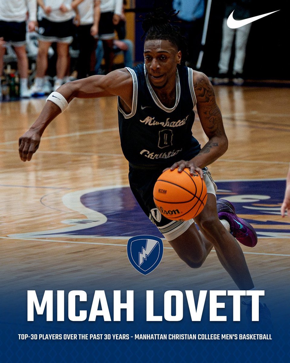 Top-30 Players Over the Past 30 Years ⛈️🏀

#️⃣3️⃣0️⃣ - Micah Lovett (2023-25)

⚡️2x All-MCCC
⚡️2x All-Region
⚡️14th All-Time in Assists Per Game (3.0)

#RollThunder
