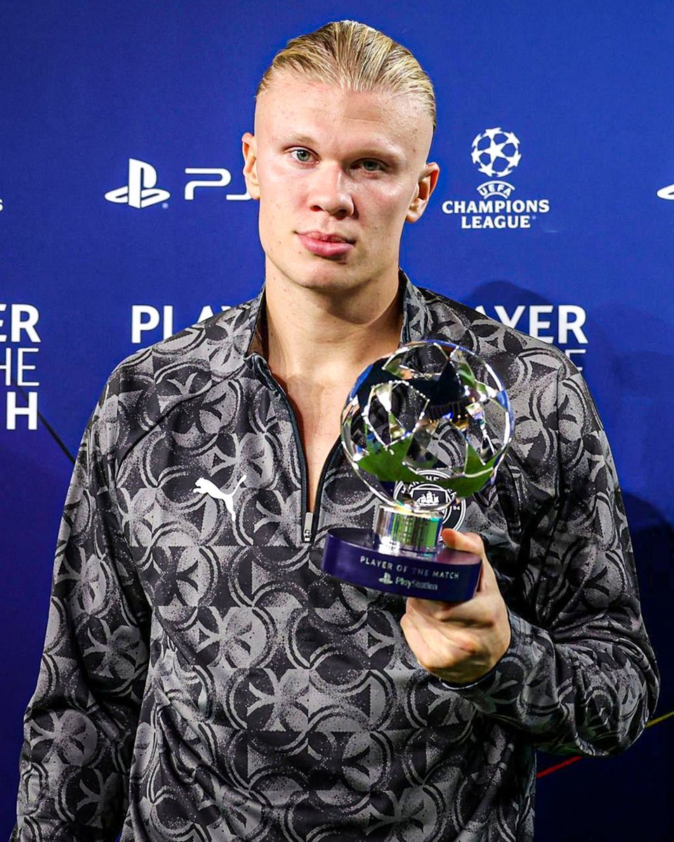 Erling Haaland has been named the MOTM vs. Monaco. ⭐️