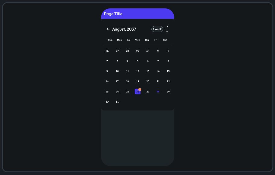 flutterflow's tweet image. #FlutterFlowLibraries | Custom Calendar with Event Markers 📆🗓️
Switch between weekly, bi-weekly, or monthly views, track deadlines, and visualize events with markers & counts. Fully customizable and multilingual 🌍.
Created by Ruben Romero
👉 Try it out:…