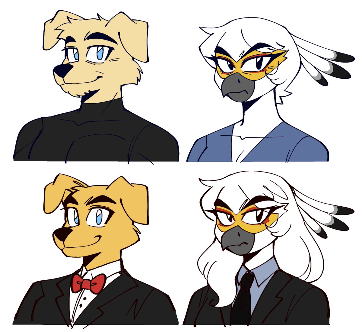 Viper and George thru the years (Old - Young)🐶🐦