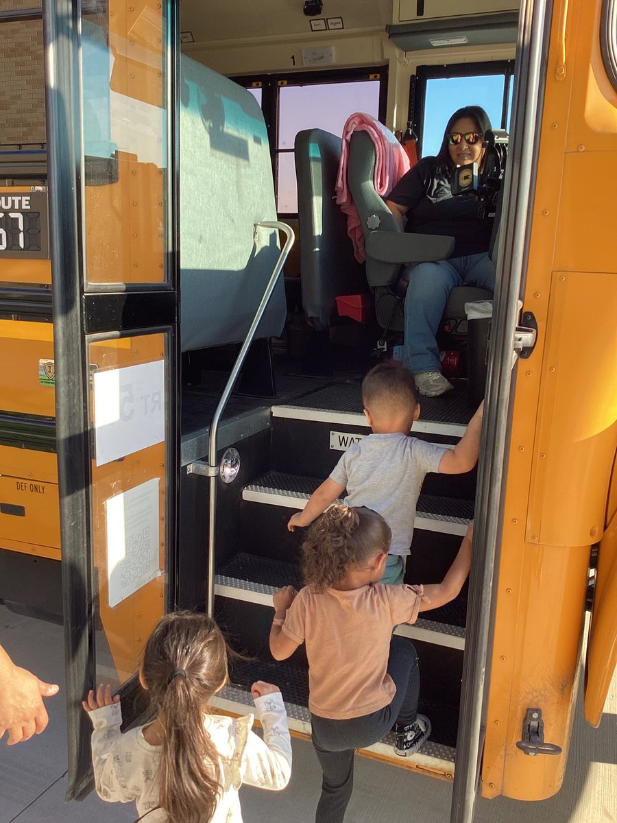 The wheels on the bus went round and round all the way to CDC Central for a special visit! Our preschoolers were thrilled to explore the inside of a real school bus.  A big thank you to the Del Valle Transportation for creating such a memorable moment for the children. #DVPROUD
