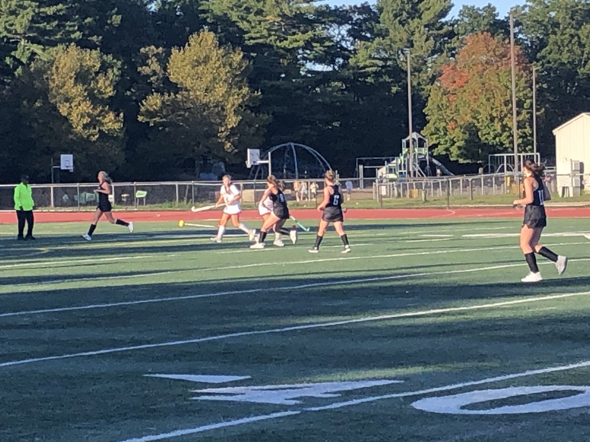 Field Hockey with an impressive 4-0 win over Weymouth today. Erin Boyd with 2, Julia Pozerski with 1 and Clara McGrath with her 1st Varsity goal lead the way for Marshfield.