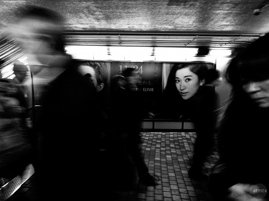 Daido Moriyama #photography Rush Hour, Tokyo, Japan