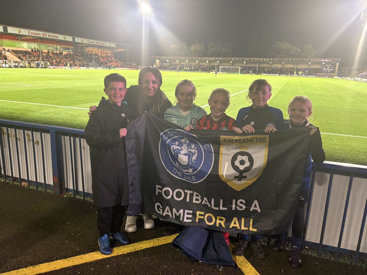 CharxRafc's tweet image. Not the result we wanted but amazing to see so many young @officiallydale supporting 🥰🥰

Good to see the guys from Dale 1907 @UBlockRAFC @RochdaleHGT 

#RAFC #hergametoo