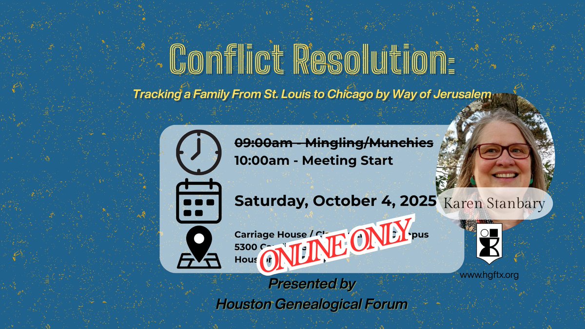 _hgftx_'s tweet image. Unfortunately,  the in-person part of this meeting at Clayton Library has been  canceled. 

-=- This will be an online only meeting -=-

We apologize for any  inconvenience.
