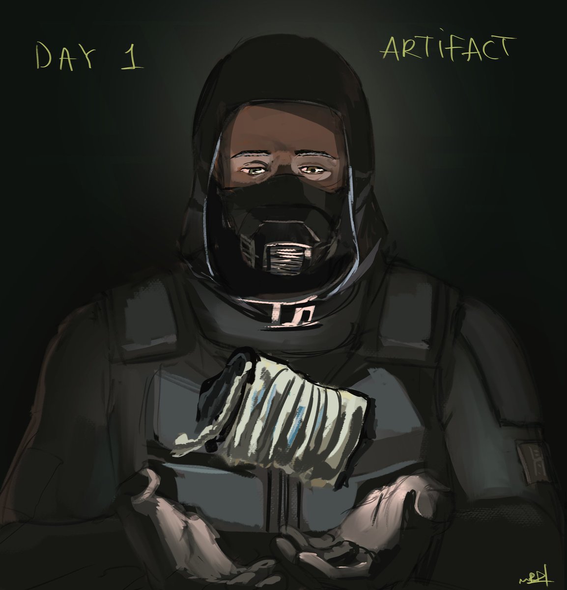 Stalktober day 1 
i certainly don't like it, but hope next works will be better
#stalktober #stalker2 #skif