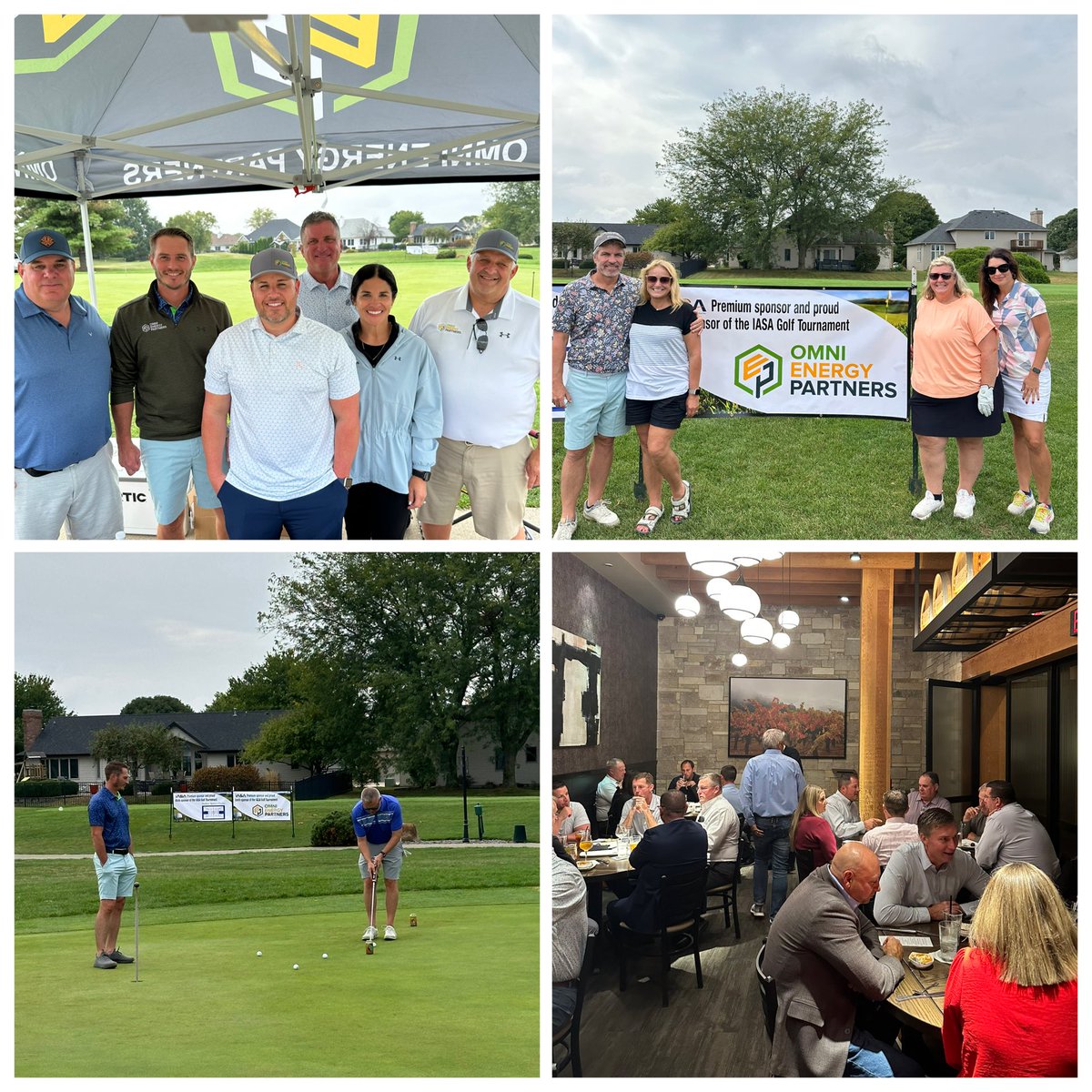 ✨Great time last week at the annual IASA Conference in Springfield! Omni was proud to be the lunch 🍔 sponsor of the golf tournament as well as connect with superintendents on the course. ⛳️ We wrapped up the day with an amazing dinner with clients at Cooper’s Hawk! 💚