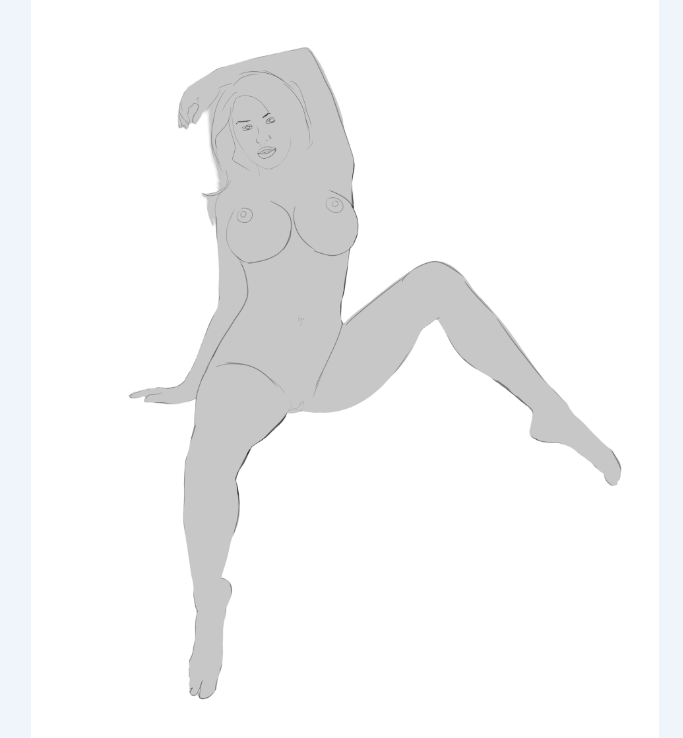 Started a new drawing. Haven't done much to it yet, but putting in the work. #digitaldrawing #digitalart #photoshop #linework #art