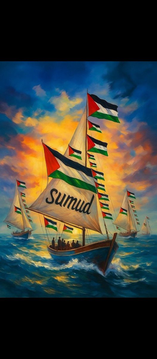 stinlifili's tweet photo. #AllEyesOnSumud
The murderous Israeli regime is attempting to block the Sumud aid flotilla. So far, it has stopped five flotillas approaching the Gaza coast, and the murderers are holding hostages from 40 different countries.
#Freepalesti https://t.co/RPalZNq8g0