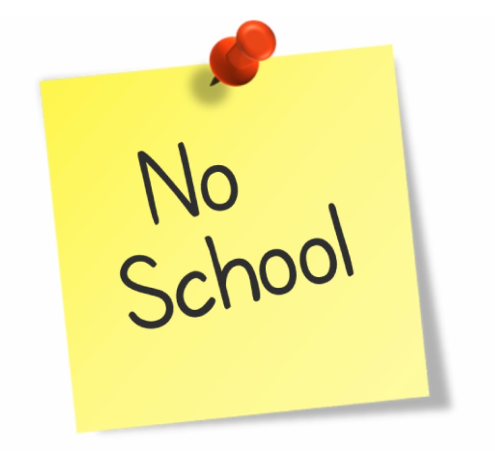 Just a friendly reminder that students have no school on Thursday, 10/2, and Friday, 10/3, due to a non-attendance day and an institute day.