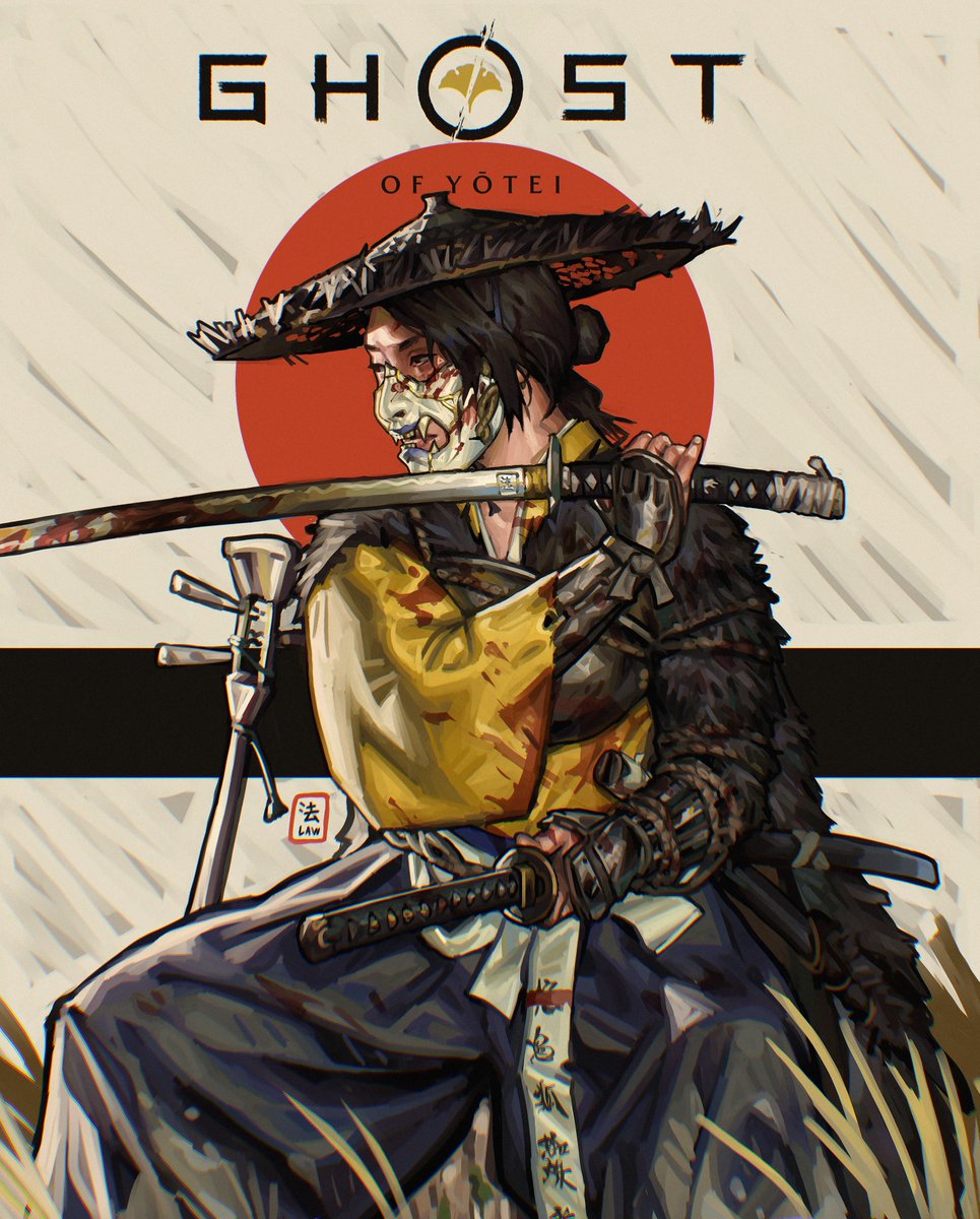 A year ago, I made a fan art of Ghost of Tsushima, and now I'm continuing the tradition with Yotei!
#GhostOfYõtei #GhostOfYotei