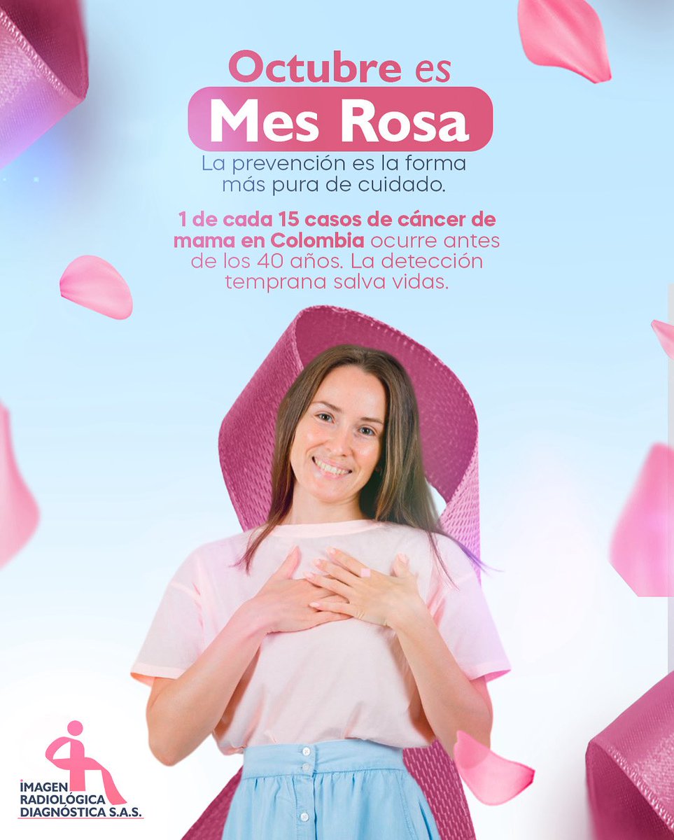 imradiag's tweet photo. El Mes Rosa nos recuerda que tu salud merece atención y cuidado.
En Imagen Radiológica Diagnóstica te acompañamos en prevenir, detectar y cuidar, porque un diagnóstico a tiempo puede marcar la diferencia. #ConocertePreviene https://t.co/6WXqwHAksb