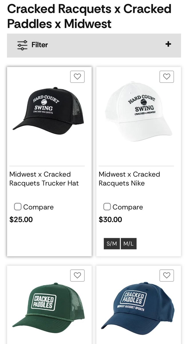 Get me one of those green hats!

CP15 for 15% off 

midwestracquetsports.com/cracked-racque…

Cracked Paddles x Midwest Racquet Sports