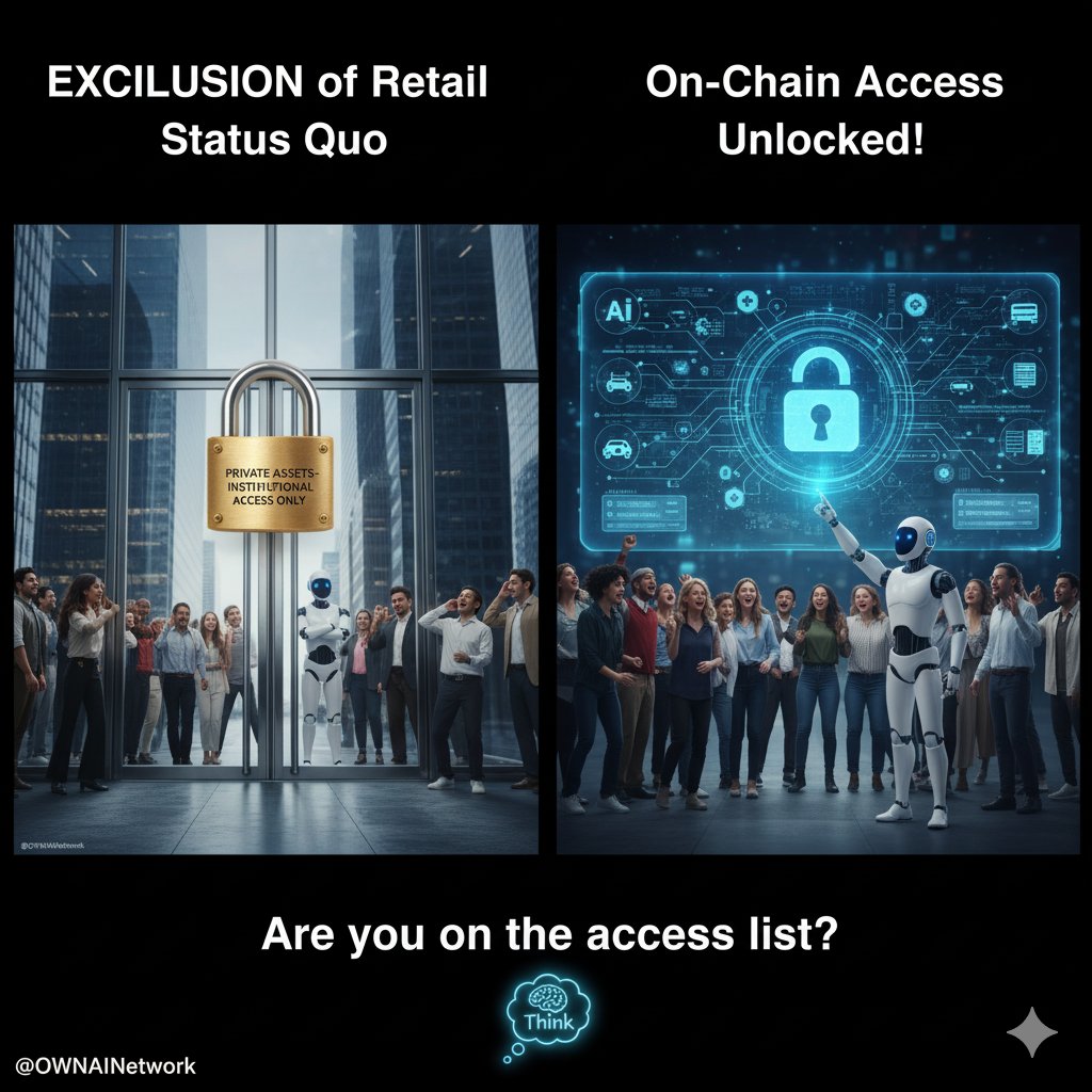 EXCLUSION of Retail is the status quo. We reject that. The most valuable assets are now on-chain access points. Are you on the access list? 
<a href="/ownaiNetwork/">OWNAI</a> <a href="/KaitoAI/">Kaito AI 🌊</a>