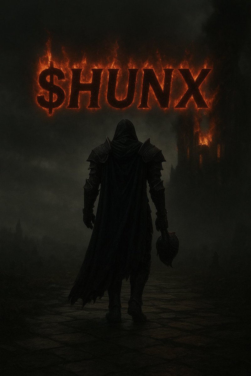 troyquickhelp's tweet image. The shadow rises. The game is no longer chess… it’s war. 
Forget memes… this is a movement.
Forget pawns… this is power.
Forget noise… this is $HUNX 🔥
Crowned in fire. Born for victory. @100XorDead 
Tg: t.me/HundredXorDead
#HUNX #CryptoCommunity #ToTheMoon